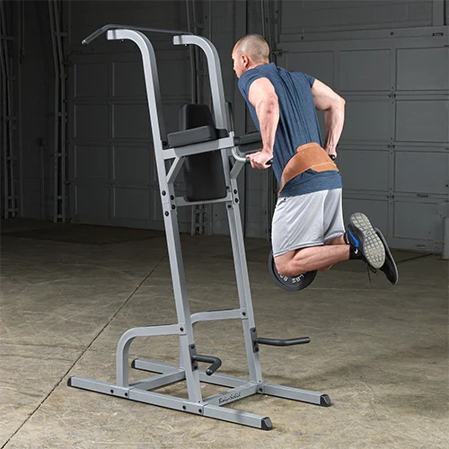 Body-Solid Klimmzug- und Dipstation mit Beinheben GVKR82