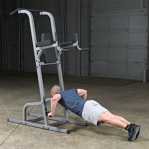Body-Solid Klimmzug- und Dipstation mit Beinheben GVKR82