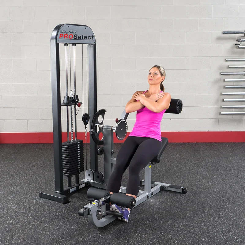 Body-Solid Pro Select Bauch & Rücken Maschine (stack loaded) GCAB-STK