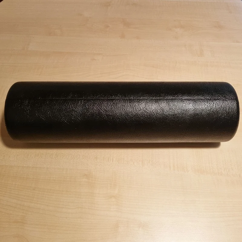 Polsterrolle / Beinpolsterrolle 140x500, schwarz, ledernarbig