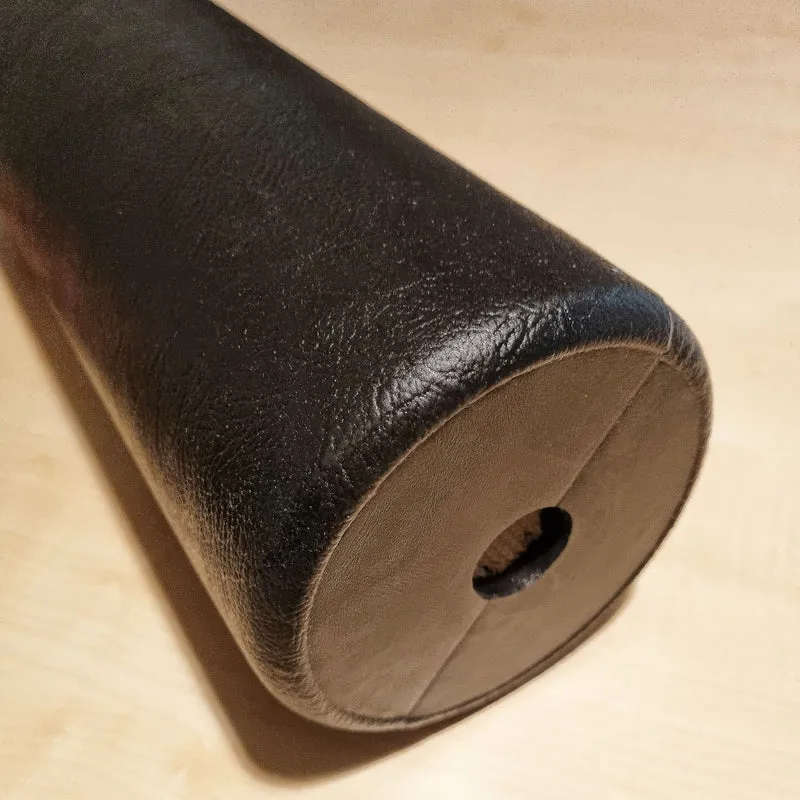 Polsterrolle / Beinpolsterrolle 140x500, schwarz, ledernarbig