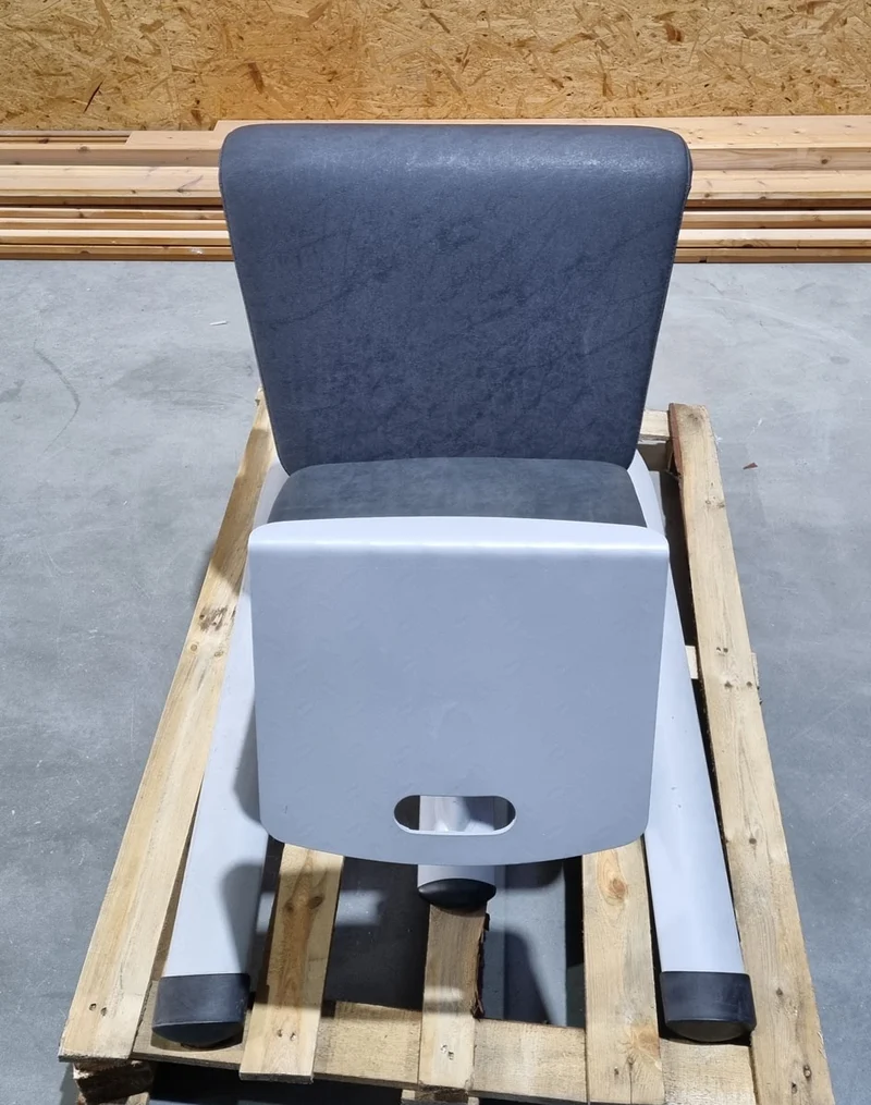Dr. Wolff Lumbal Trainer 307, Silber / Schwarz, verstellbar, gebraucht - überholter Zustand
