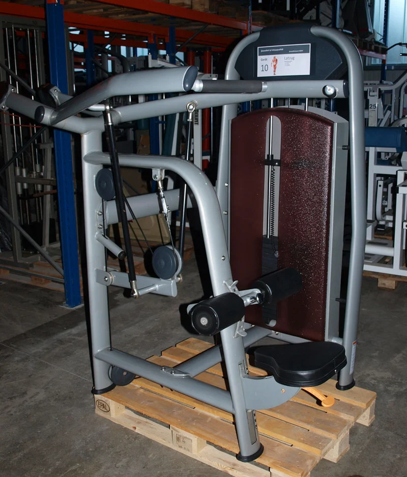 Realleader Latzug / Lat Pull Down, Silber, gebraucht - überholter Zustand