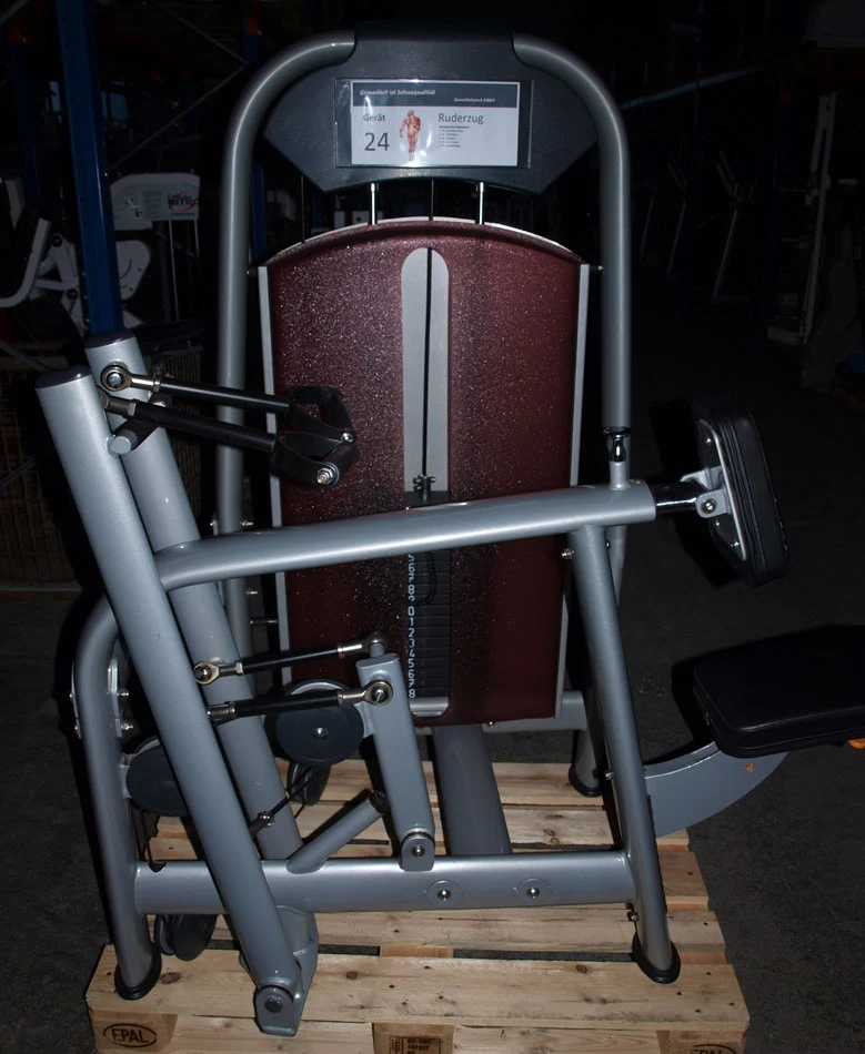 Realleader Latisolator / Lat-Rudern / Seated Row / Rear Delt, Silber, gebraucht