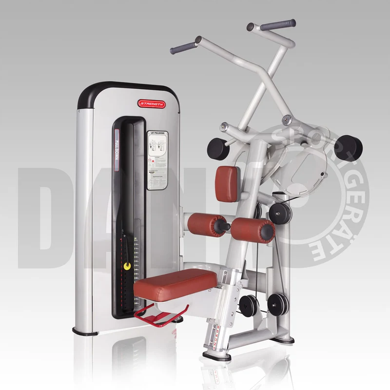 Danksport S-Line Kraftgeräte, Gerätepark mit ca. 22 Fitnessgeräten und Zubehör, Farbe Silber, Polster Braun - Neue Geräte / Ausstellungsgeräte