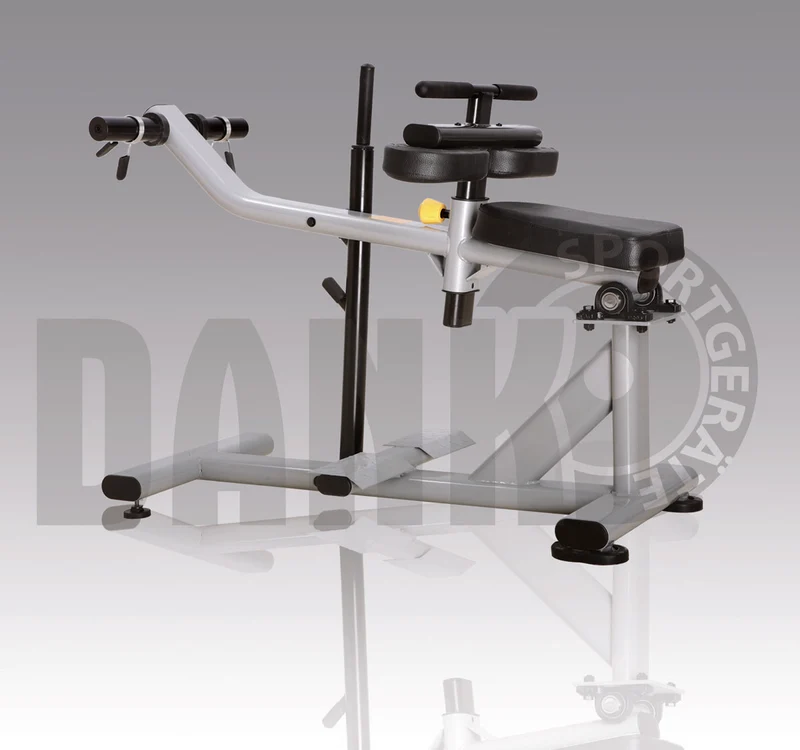 Danksport S-Line Kraftgeräte, Gerätepark mit ca. 22 Fitnessgeräten und Zubehör, Farbe Silber, Polster Braun - Neue Geräte / Ausstellungsgeräte