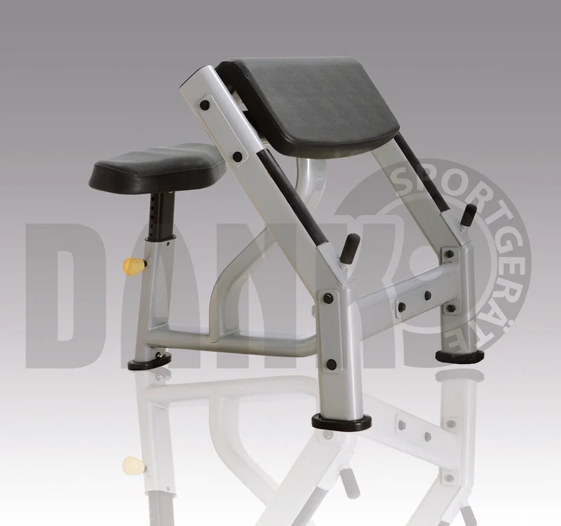 Danksport S-Line Kraftgeräte, Gerätepark mit ca. 22 Fitnessgeräten und Zubehör, Farbe Silber, Polster Braun - Neue Geräte / Ausstellungsgeräte