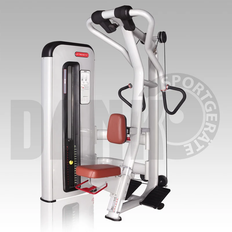 Aehnlich Star Trac, TechnoGym oder Gym80 - Danksport S-Line Gerätepark - 30 Kraftgeräte & Zubehör, Neue Geräte, Farbe Silber, Polster Braun