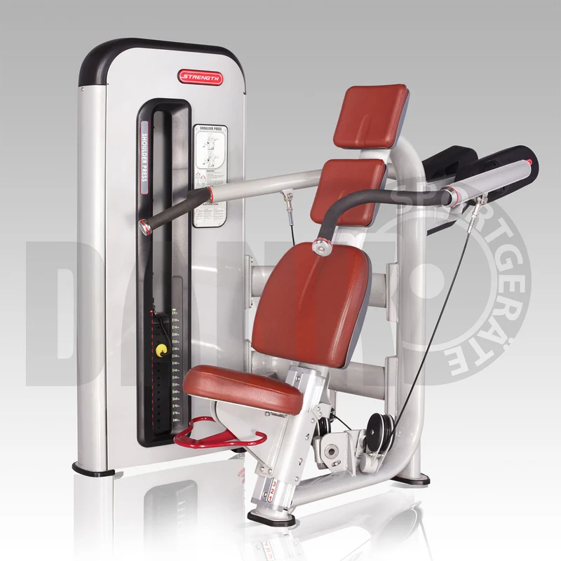 Aehnlich Star Trac, TechnoGym oder Gym80 - Danksport S-Line Gerätepark - 30 Kraftgeräte & Zubehör, Neue Geräte, Farbe Silber, Polster Braun