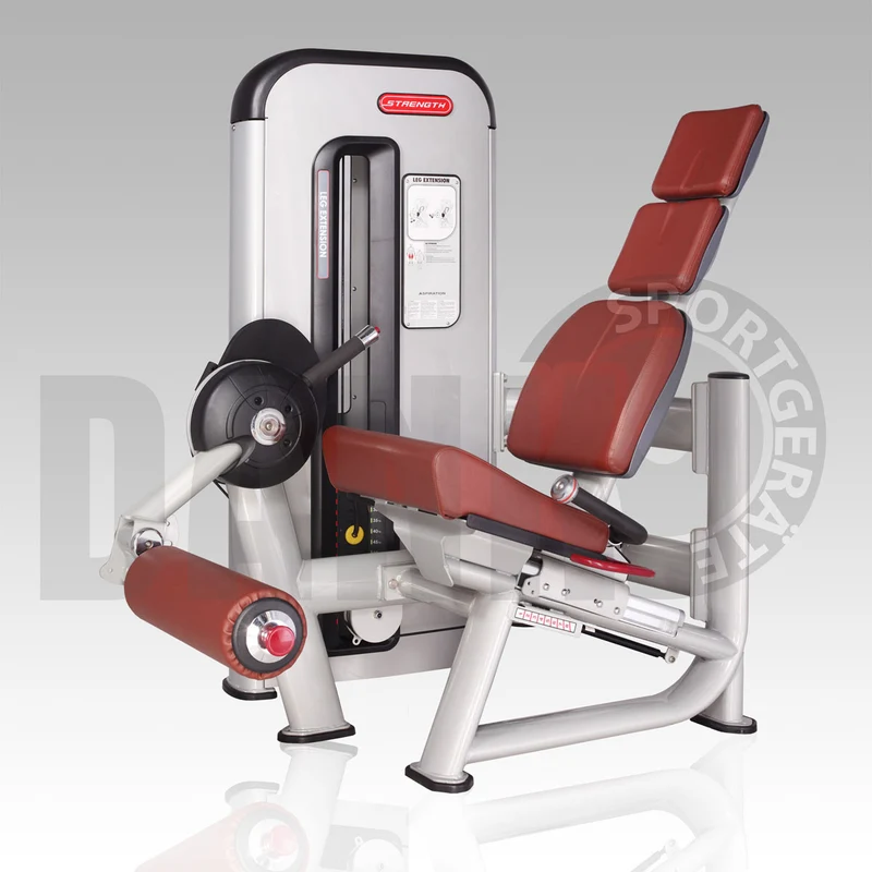 Aehnlich Star Trac, TechnoGym oder Gym80 - Danksport S-Line Gerätepark - 30 Kraftgeräte & Zubehör, Neue Geräte, Farbe Silber, Polster Braun