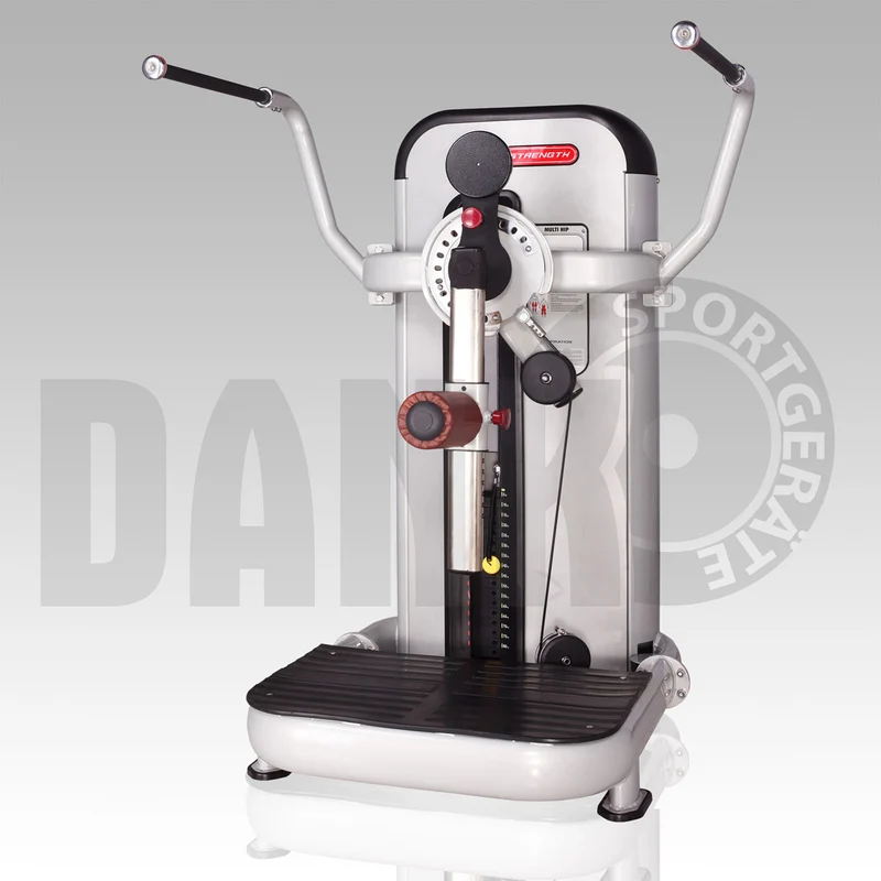 Aehnlich Star Trac, TechnoGym oder Gym80 - Danksport S-Line Gerätepark - 30 Kraftgeräte & Zubehör, Neue Geräte, Farbe Silber, Polster Braun