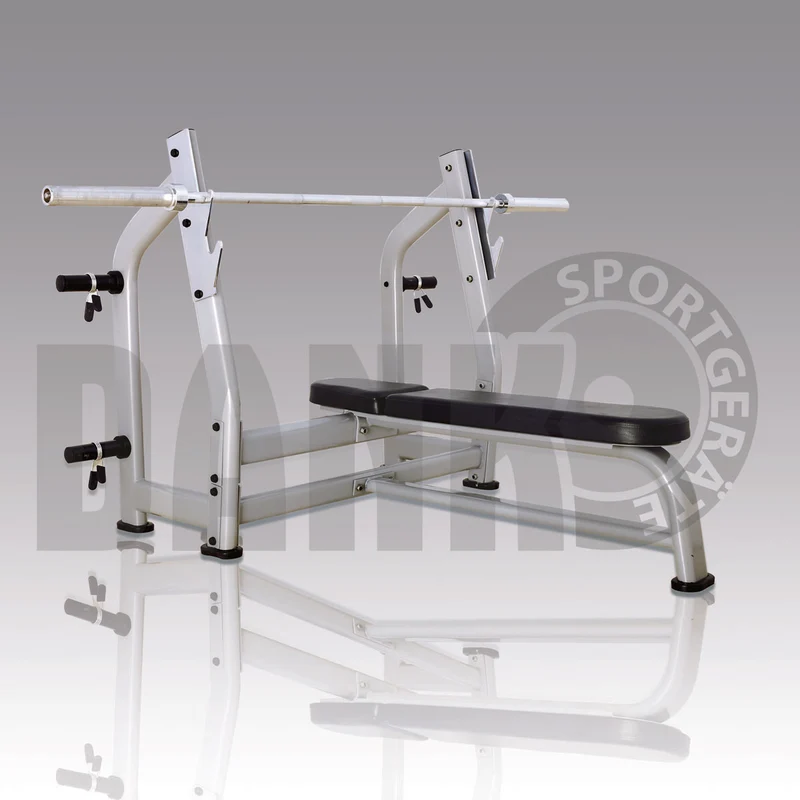 Aehnlich Star Trac, TechnoGym oder Gym80 - Danksport S-Line Gerätepark - 30 Kraftgeräte & Zubehör, Neue Geräte, Farbe Silber, Polster Braun