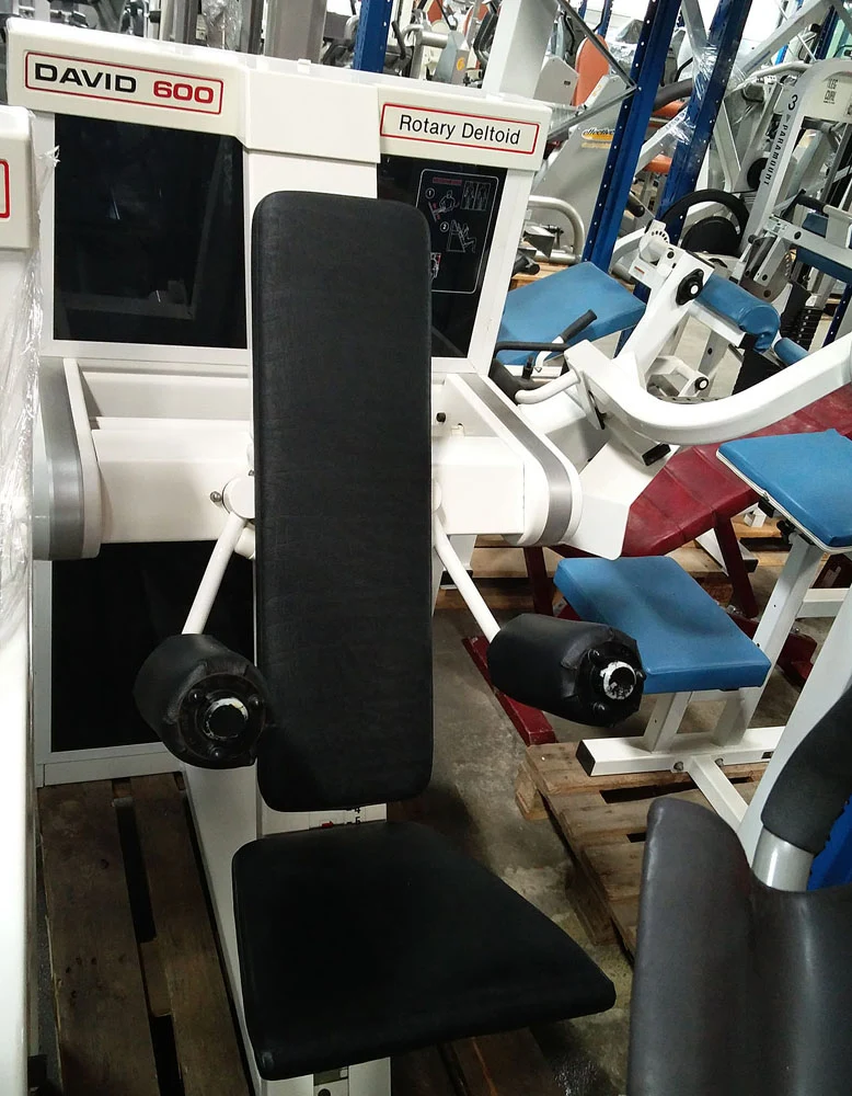 David Kraftgerätepark, 11 Fitnessgeräte, Weiß, gebraucht