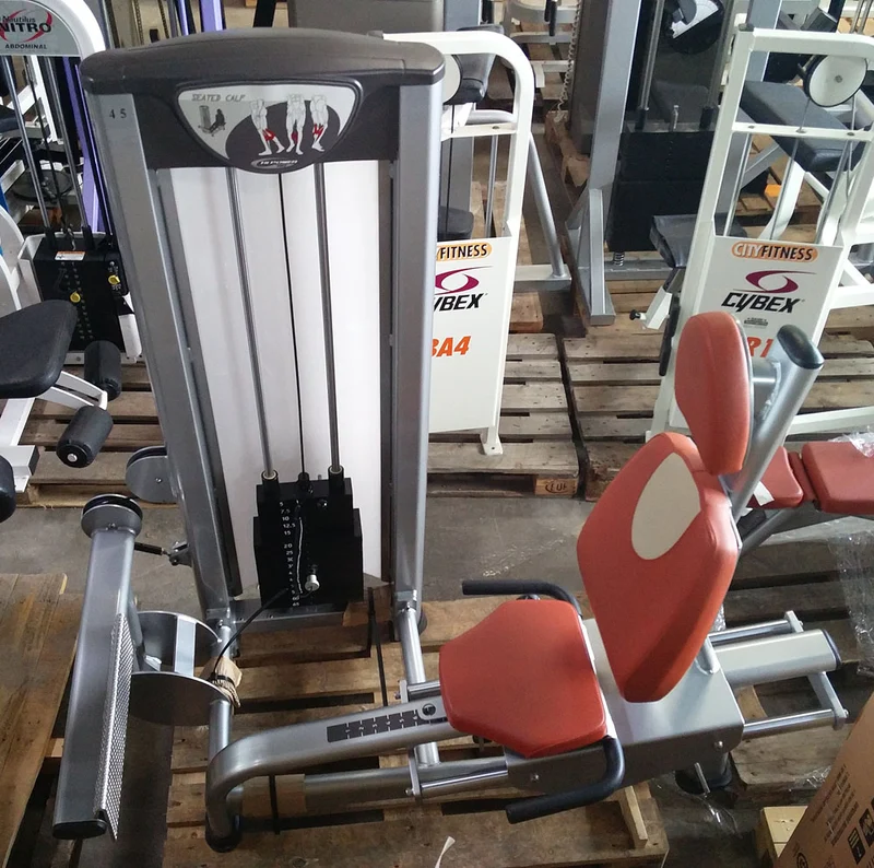 BH Fitness Wadenmaschine sitzend, Silber, Strength Line, gebraucht