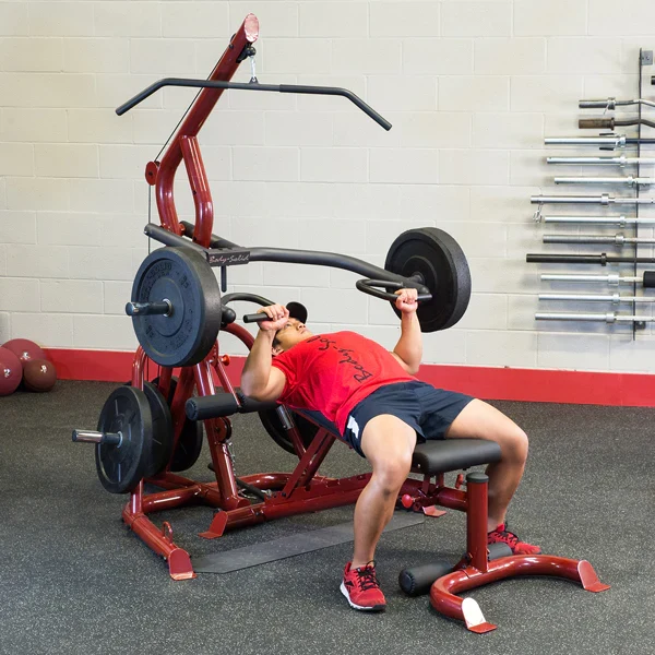 Body-Solid Leverage Gym inkl. Hantelbank GLGS100P4