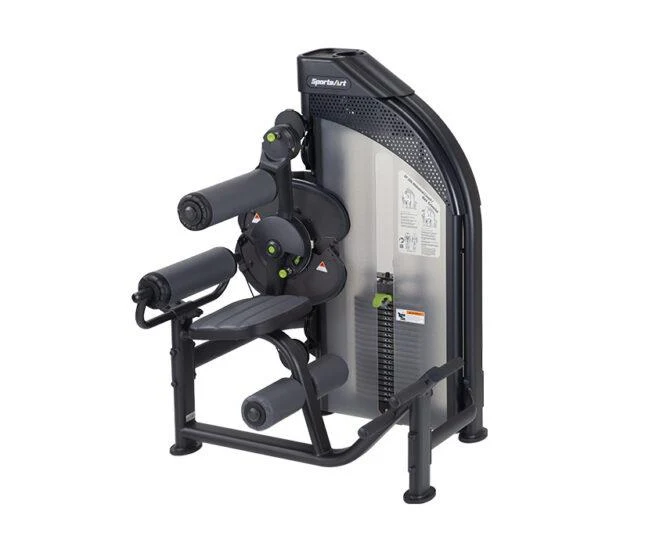 Sportsart Back Extension/Ab Crunch, Bauchmaschine und Rückenstrecker 2-in-1 Kombimaschine DF306