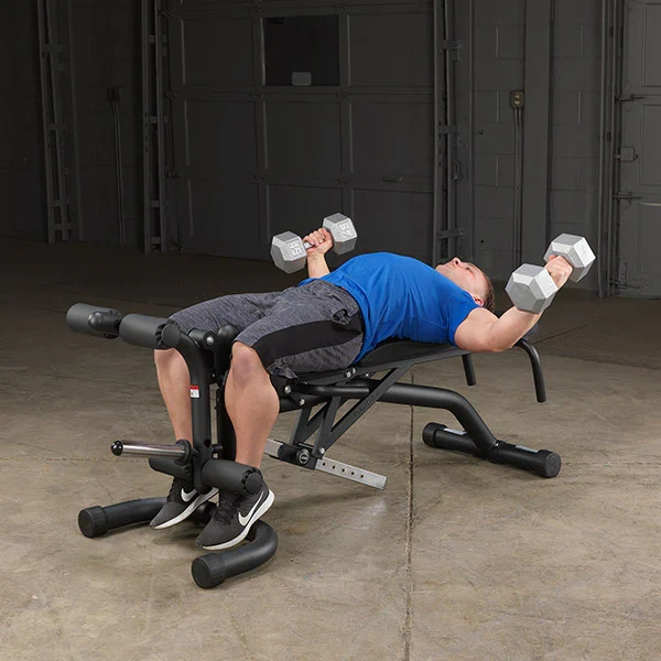 Body-Solid Leverage Olympia-Hantelbank flach / schräg / negativ FID46