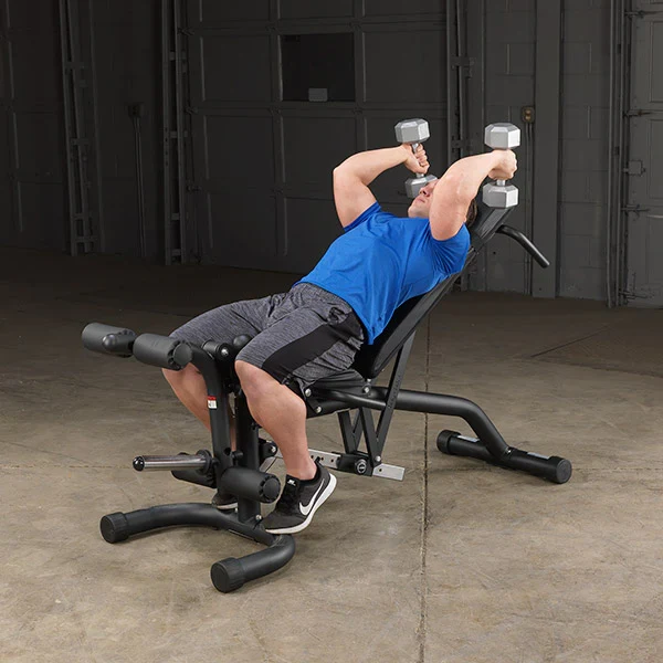 Body-Solid Leverage Olympia-Hantelbank flach / schräg / negativ FID46