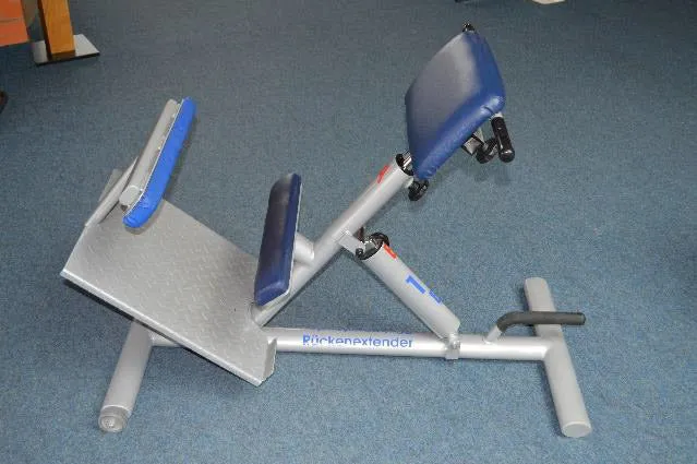 Kaphingst Hyperextension 45 Grad / Rückenstrecker, Silber, verstellbar, gebraucht