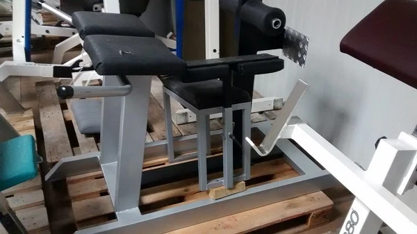 Joschko Hyperextension / Rückenstrecker, gerade, silber, gebraucht