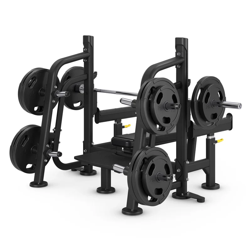 Vision Fitness olympische Flachbank mit Spotter