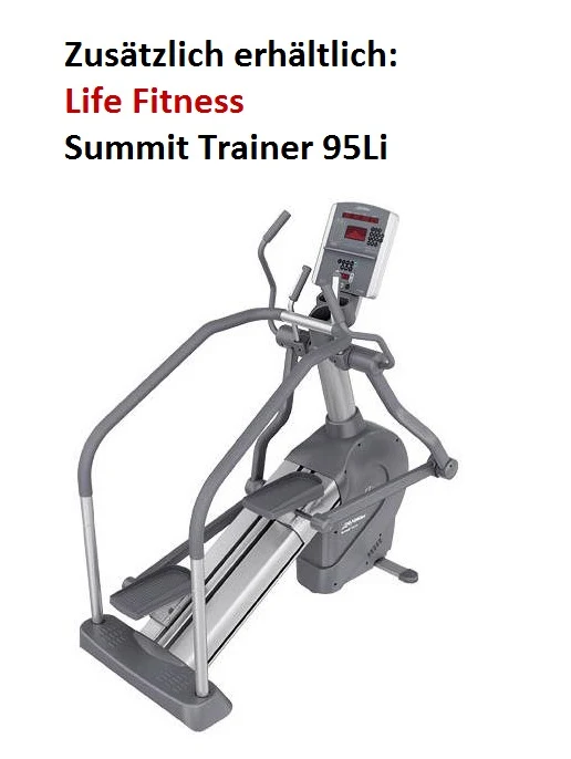 Life Fitness Silverline Cardiogerätepark, 7 Cardiogeräte, gebraucht - überholter Zustand