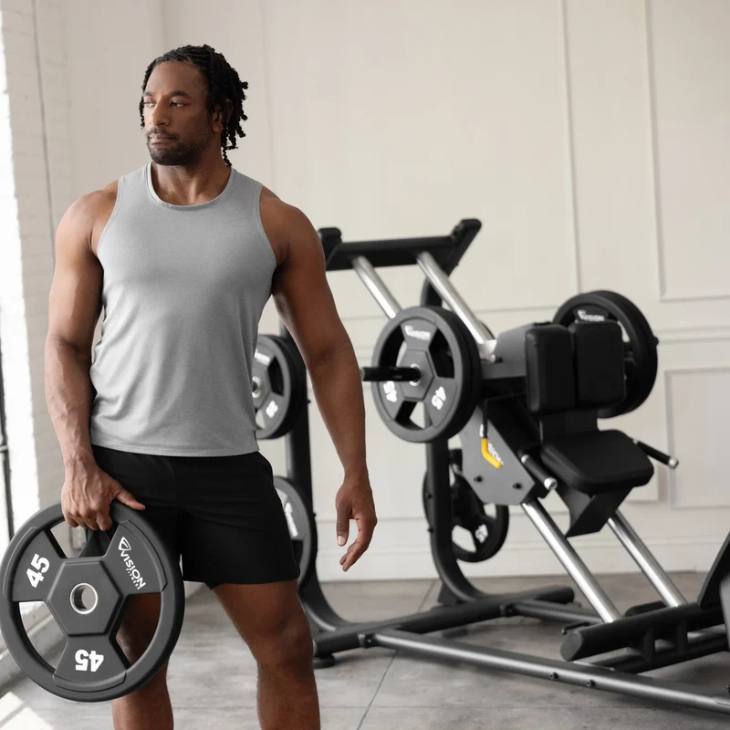 Vision Fitness Beinpresse (plate loaded)