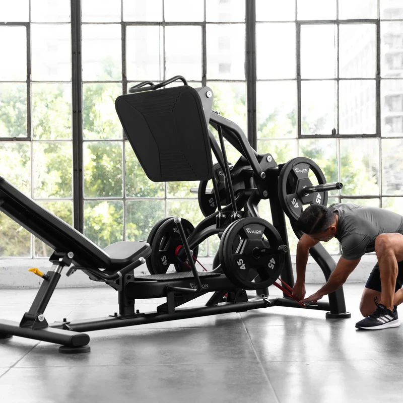 Vision Fitness Beinpresse (plate loaded)