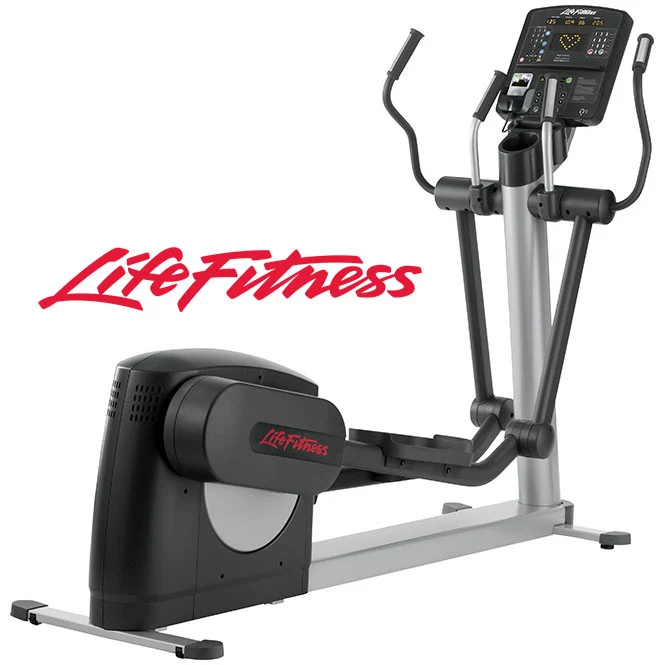 Life Fitness Crosstrainer, Integrity Series, CLSXH, Ellipsentrainer, Farbe Silber, gebraucht - überholter Zustand