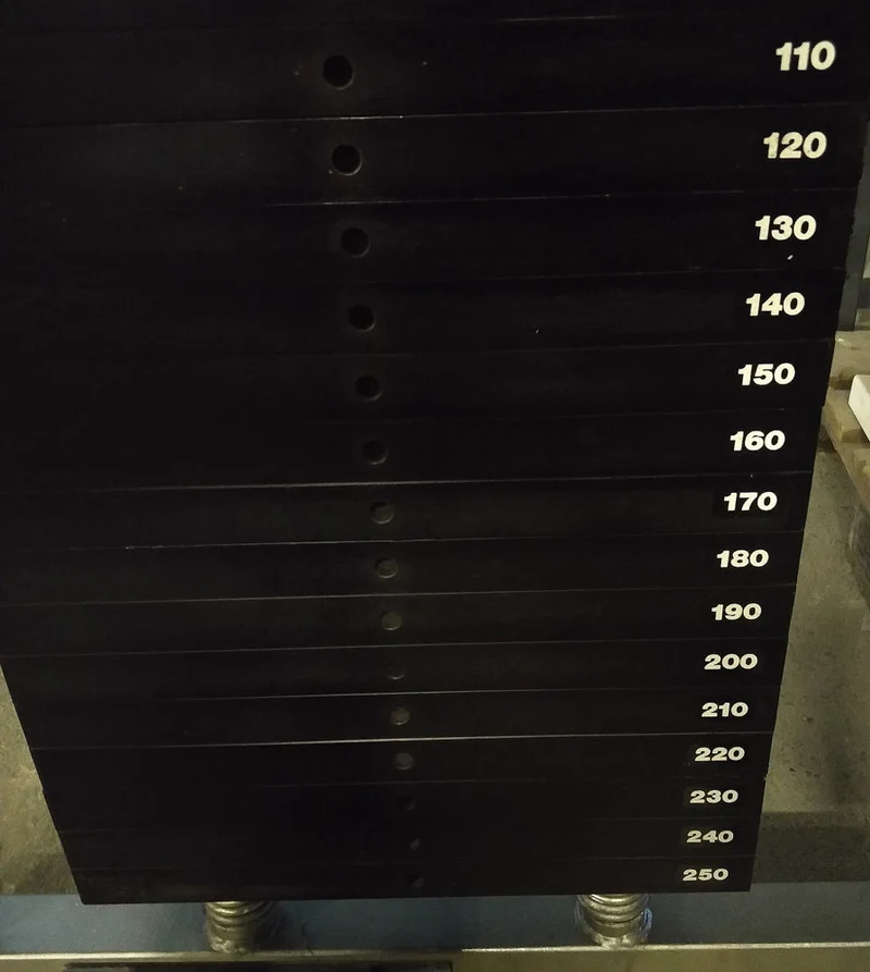 Künzler Beinpresse, sitzend, 250kg Gewichtsblock, Silber, gebraucht