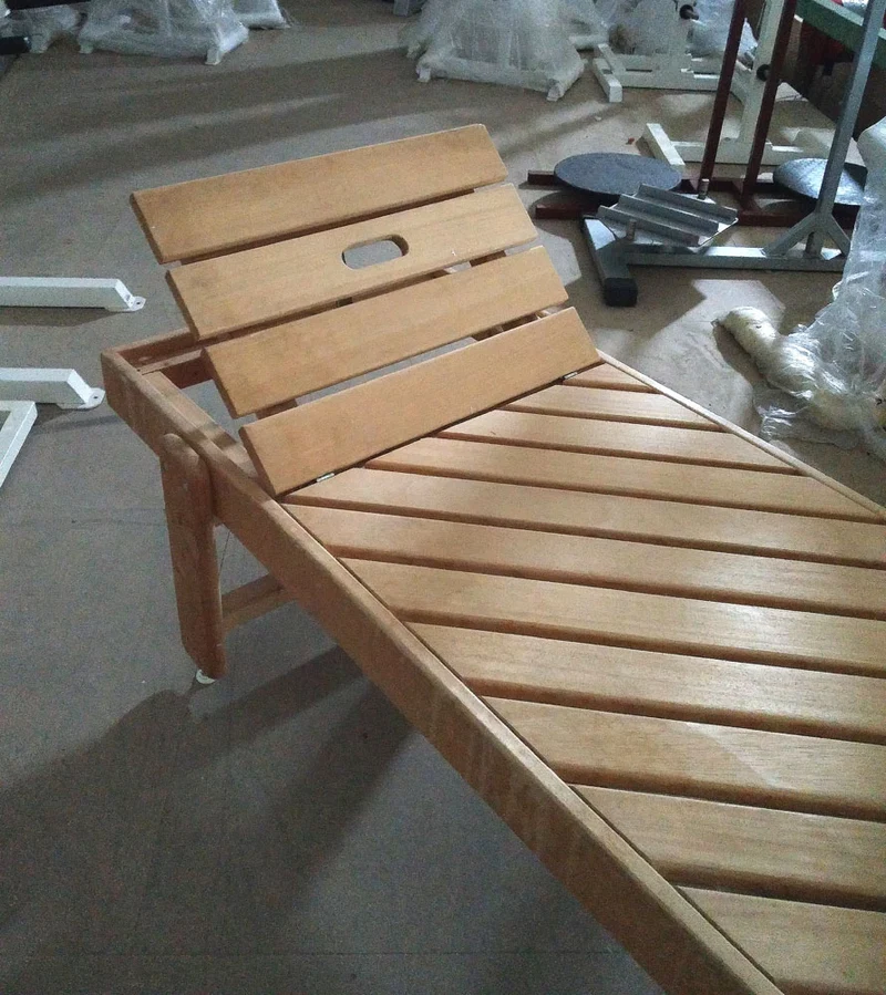 Saunaliege, Ruheliege, Liege, Holz, gebraucht