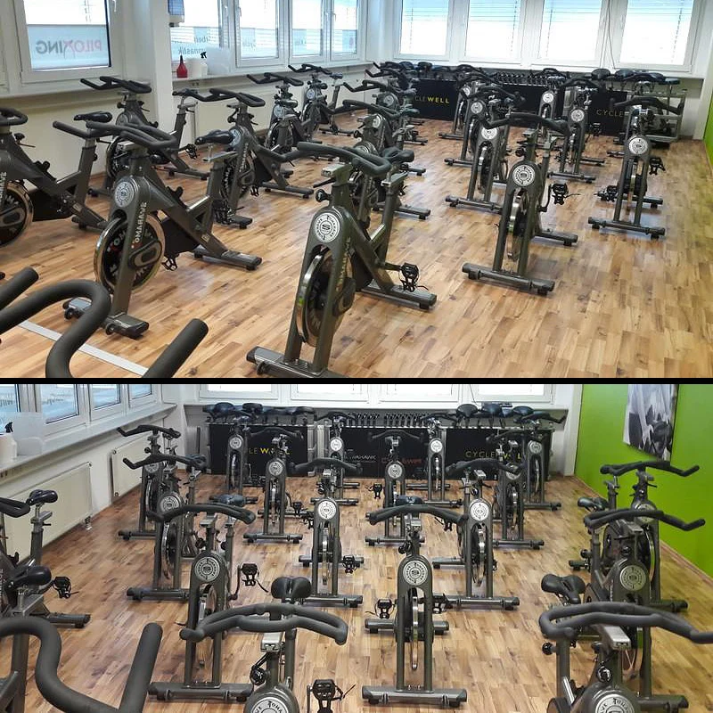 Tomahawk S-Serie Indoor Cycling, 22 Stück, mit großem Cycle Well Paket, Sonderfarbe, gebraucht - überholter Zustand