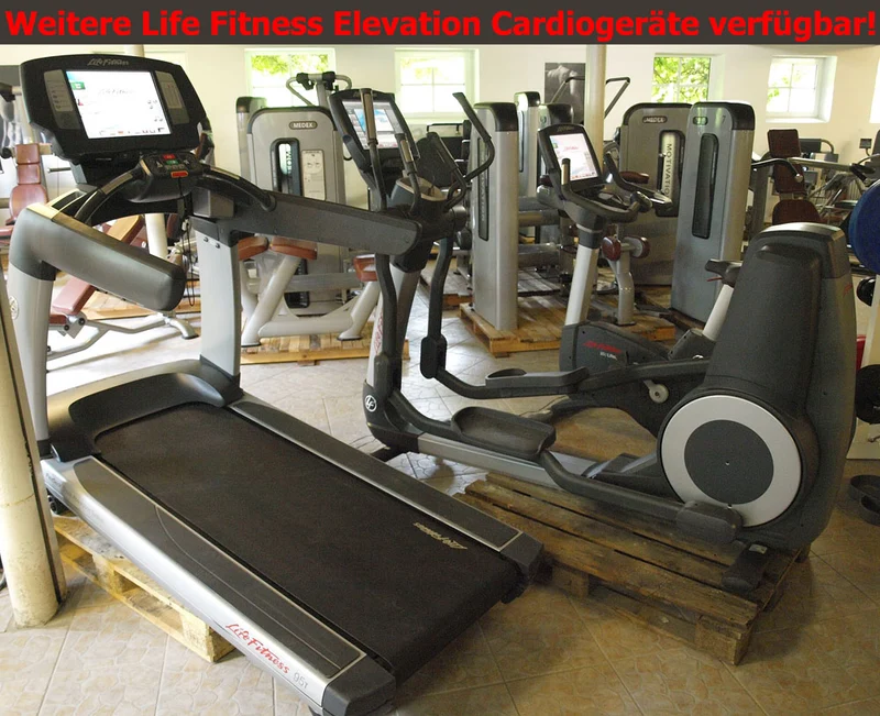 Life Fitness Elevation Series 95 Engage Cardiogerätepark, 10 Cardiogeräte im Set, Touchscreen Displays, gebraucht - überholter Zustand