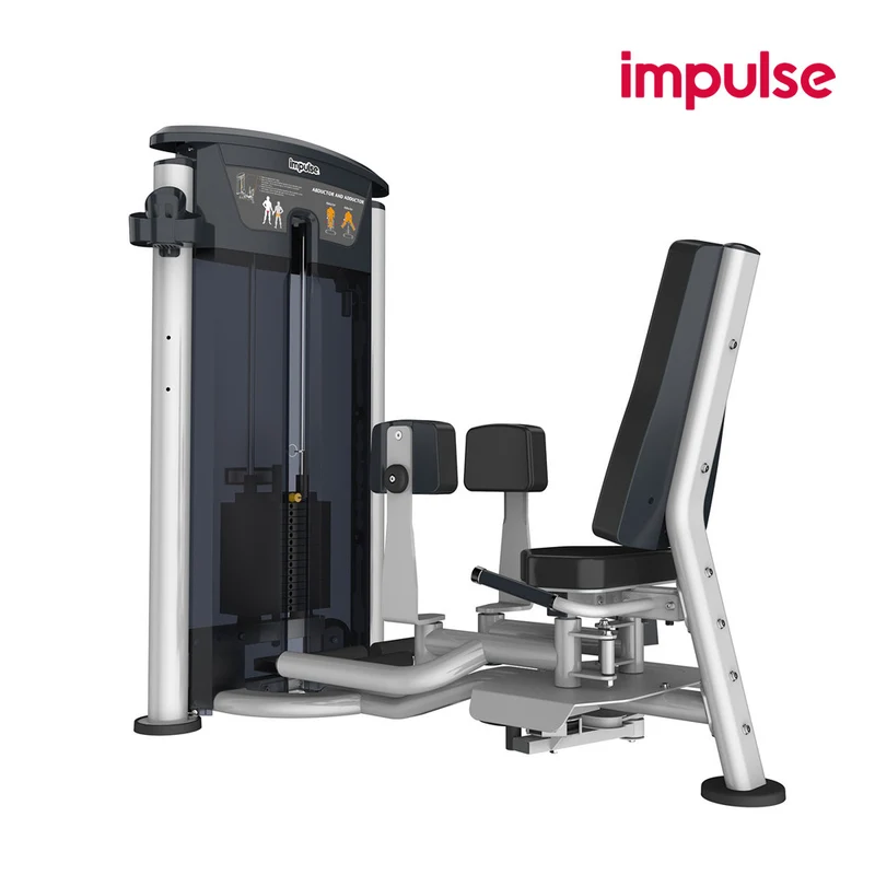 Impulse Fitness Adduktor/Abduktor IT9508, 2 in 1 Kombimaschine, 90kg Gewichtsblock