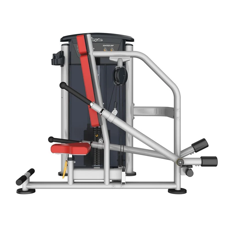 Impulse Fitness Trizepsmaschine, Dip sitzend, IT9517, Seated Dip, 90kg Gewichtsblock