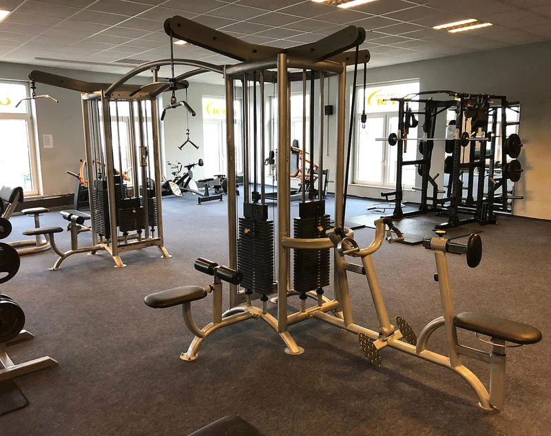 Proxomed Compass 530 medizinisches Kraftgeräteset, 26 Trainingsgeräte Proxowell C-Well, gebraucht - überholter Zustand