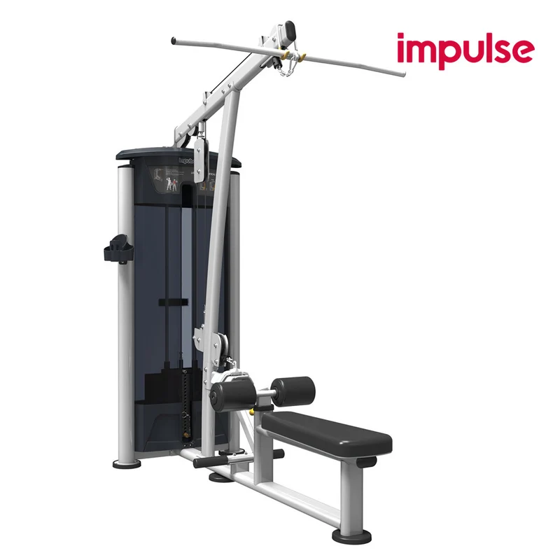 Impulse Fitness Latzug & Ruder Station, IT9522, Lat Pulldown with Middle Row, 90kg Gewichtsblock