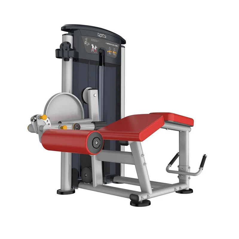 Impulse Fitness Beinbeuger liegend, IT9521, Prone Leg Curl, 90kg Gewichtsblock