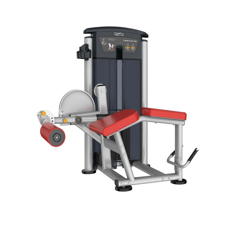 Impulse Fitness Beinbeuger liegend, IT9521, Prone Leg Curl, 90kg Gewichtsblock