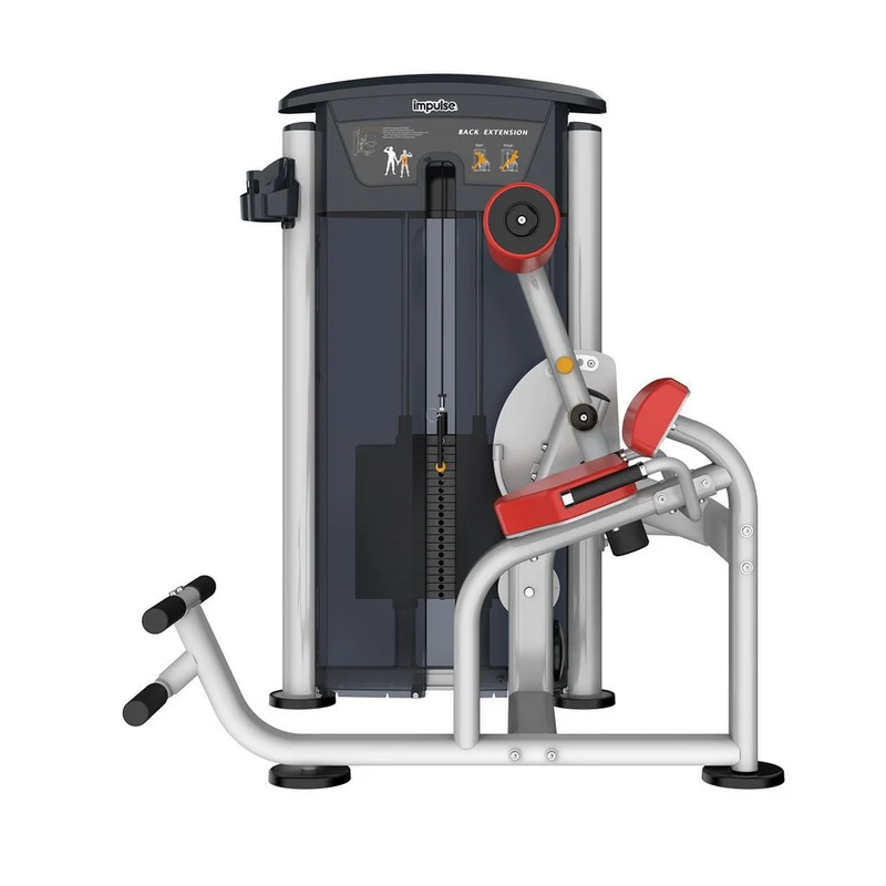 Impulse Fitness Rückenstrecker, Hyperextension, IT9532, Back Extensionl, 90kg Gewichtsblock
