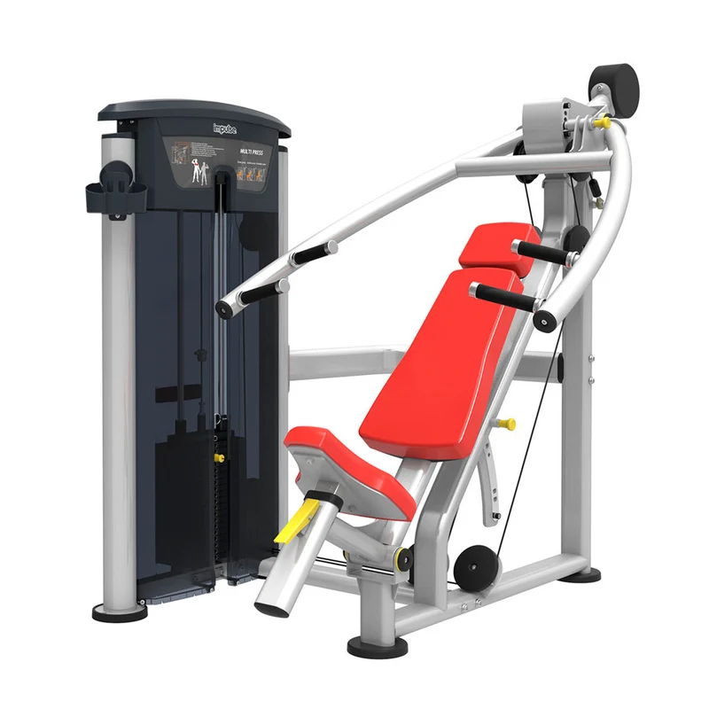 Impulse Fitness Bankdrücken, Schrägbankdrücken, Schulterpresse, 3 in 1 Kombimaschine, IT9529, Multi Press, 90kg Gewichtsblock