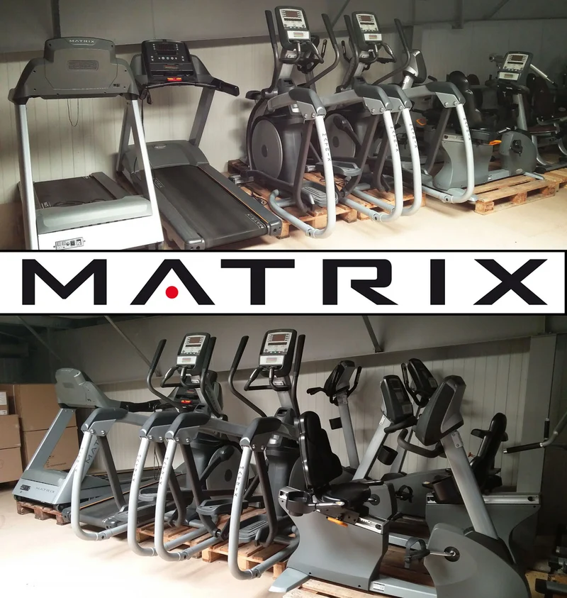 Ausdauergeräte Set 8 Stk von Matrix, junge Cardiogeräte, neue Modelle, Ascent Trainer, Laufbänder, Ergometer, Recumbent etc, gebraucht - überholter Zustand
