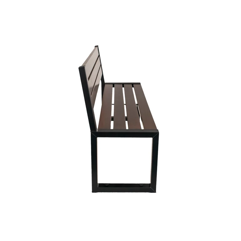TRAINER Outdoor "Urban Furniture" Sitzbank mit Lehne