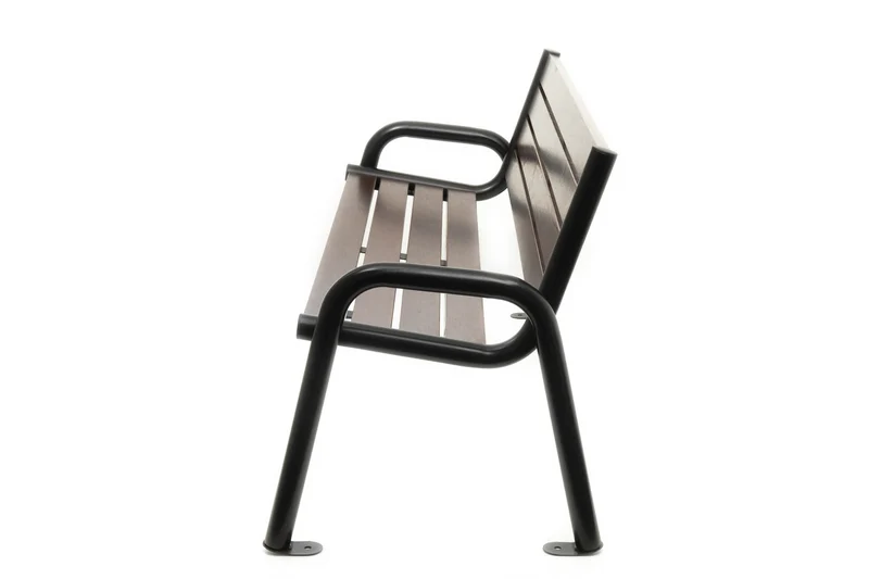 TRAINER Outdoor "Urban Furniture" Sitzbank mit Lehne
