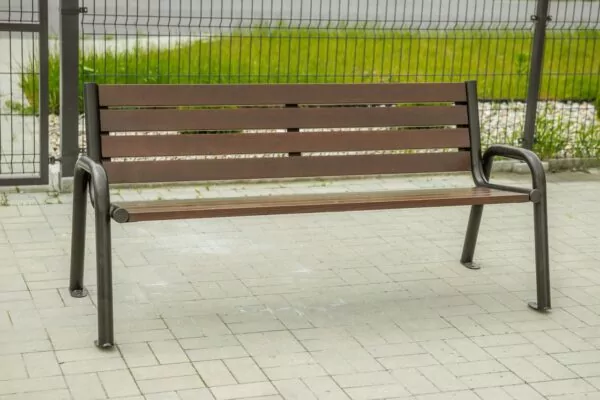 TRAINER Outdoor "Urban Furniture" Sitzbank mit Lehne