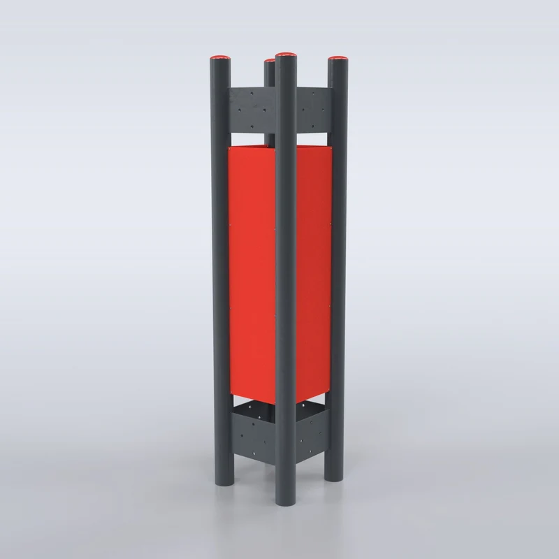 TRAINER Outdoor "4 Outdoor Gym Stations" Quadruple Pylone
