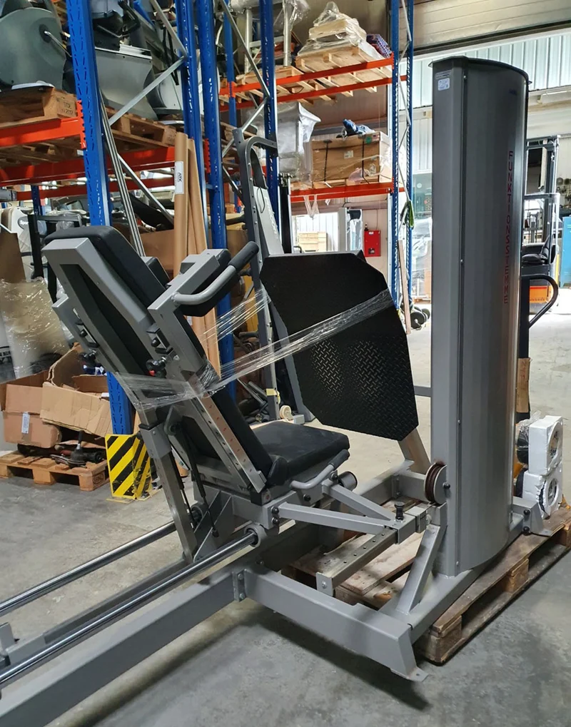 Sanimed Funktionsstemme, verstellbare Beinpresse 150kg, MPG, Pego Sport, gebraucht - überholter Zustand