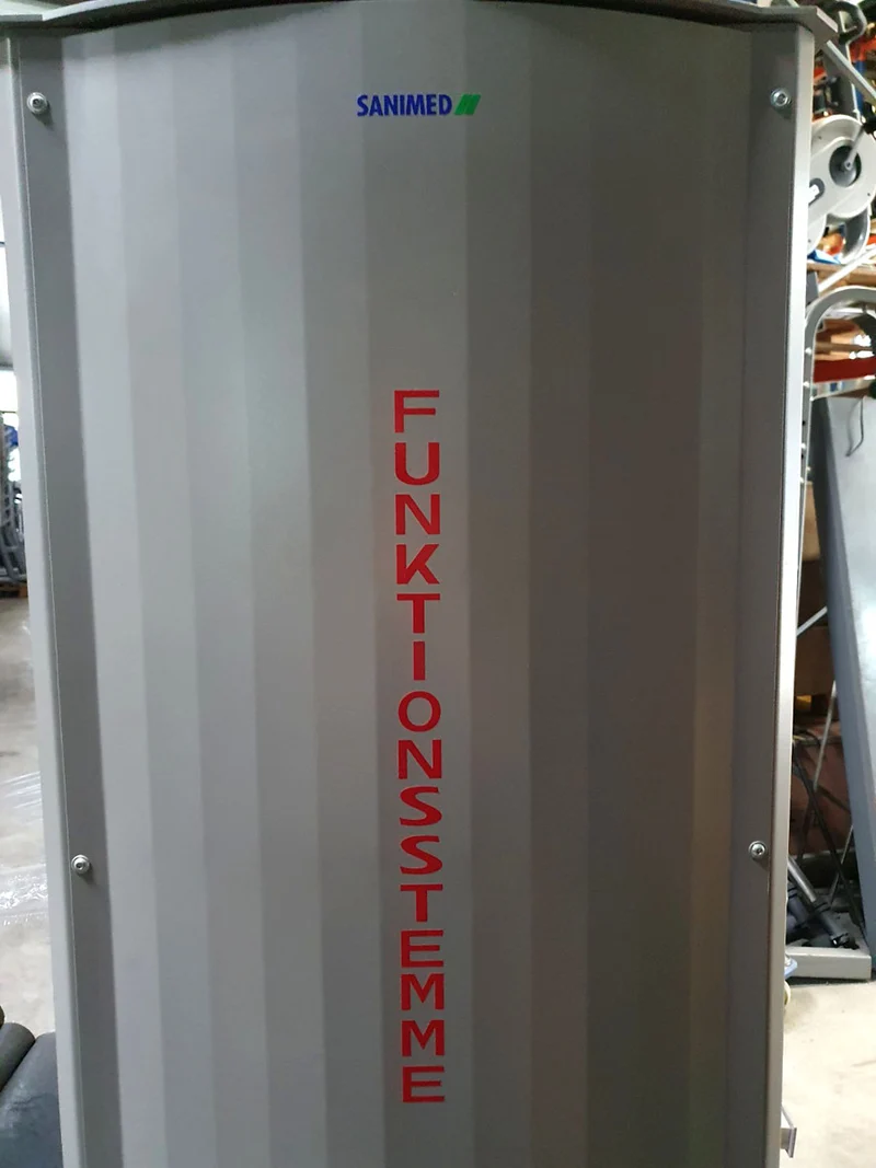 Sanimed Funktionsstemme, verstellbare Beinpresse 150kg, MPG, Pego Sport, gebraucht - überholter Zustand