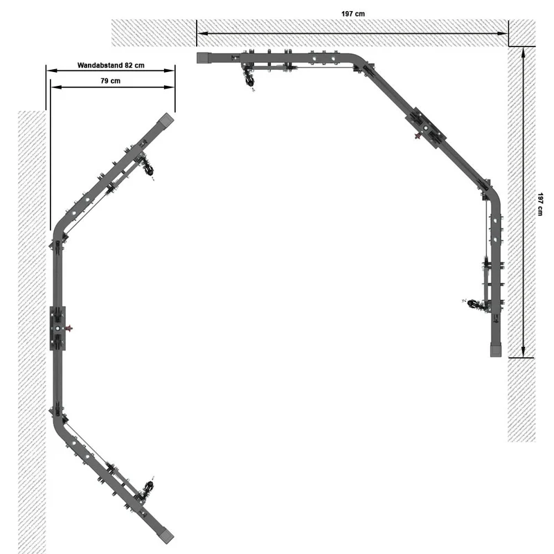 ATX Cable Cross Over 600 - Stack Weight / Steckgewichte