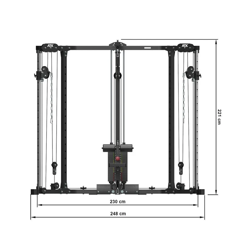 ATX Latzug - Cable Cross Zugstation - Cable Pull Corner Station